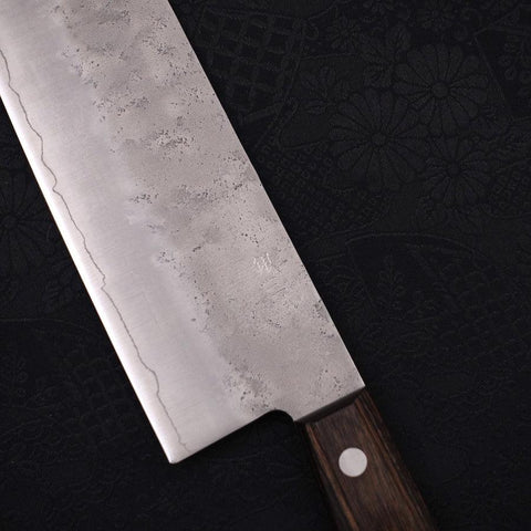 Nakiri Silver Steel #3 Nashiji Mango Occidental Marrón 165mm