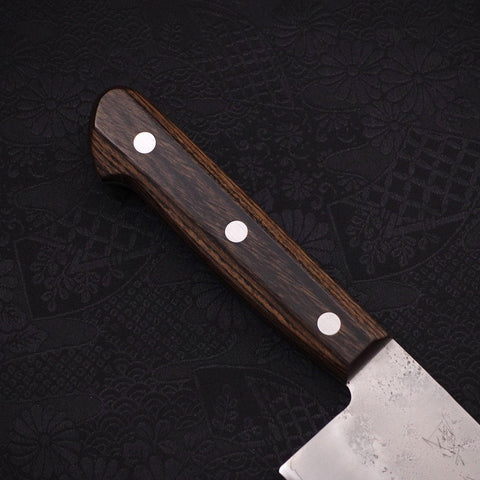 Nakiri Silver Steel #3 Nashiji Mango Occidental Marrón 165mm