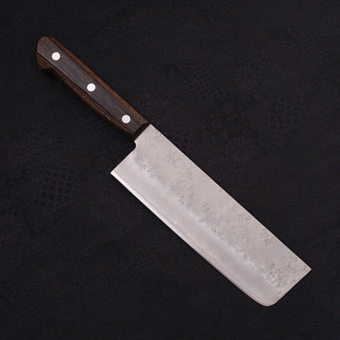 Nakiri Silver Steel #3 Nashiji Mango Occidental Marrón 165mm