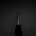 Nakiri Silver Steel #3 Nashiji Western Handle 170mm (6.7”)-[Musashi]-[Japanese-Kitchen-Knives]