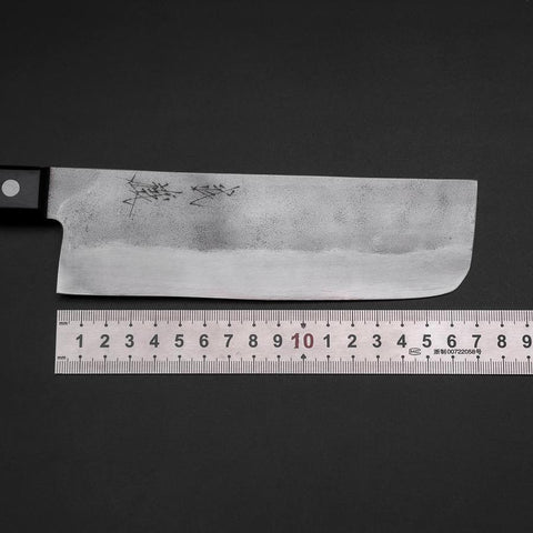 Nakiri Silver Steel #3 Nashiji Western Handle 170mm (6.7”)