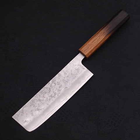 Nakiri Silver Steel #3 Nashiji Mango Yaki Urushi 165mm