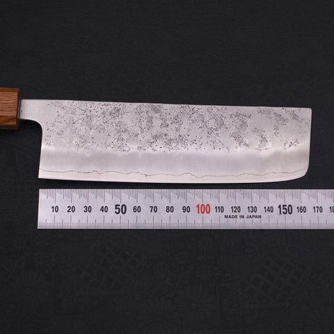 Nakiri Silver Steel #3 Nashiji Mango Yaki Urushi 165mm