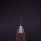 Nakiri Silver Steel #3 Walnut Handle 165mm-[Musashi]-[Japanese-Kitchen-Knives]