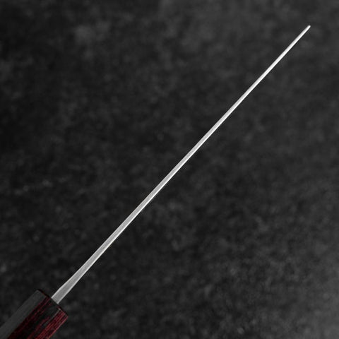 Nakiri Stainless Clad Blue Steel #2 Kurouchi Zelkova Handle 165mm-[Musashi]-[Japanese-Kitchen-Knives]