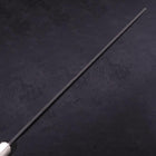 Nakiri Stainless Clad Blue Super Kurouchi Tsuchime Western Black Handle 165mm-[Musashi]-[Japanese-Kitchen-Knives]