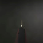 Nakiri Stainless Clad Blue Super Polished Western Black Red Handle 160mm-[Musashi]-[Japanese-Kitchen-Knives]