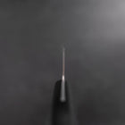 Nakiri Stainless Clad White Steel #2 Polished Western Black Handle 150mm-[Musashi]-[Japanese-Kitchen-Knives]