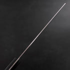 Nakiri Stainless Clad White Steel #2 Polished Western Black Handle 150mm-[Musashi]-[Japanese-Kitchen-Knives]