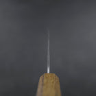 Nakiri Stainless Clad White Steel #2 Tsuchime Yaki Urushi Handle 165mm-[Musashi]-[Japanese-Kitchen-Knives]
