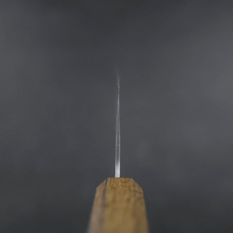 Nakiri Stainless Clad White Steel #2 Tsuchime Yaki Urushi Handle 165mm-[Musashi]-[Japanese-Kitchen-Knives]