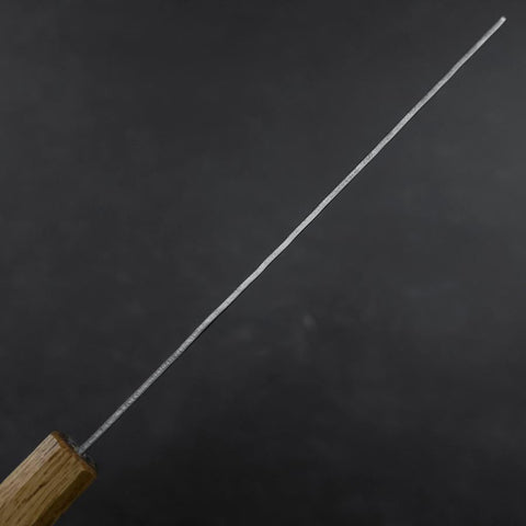 Nakiri Stainless Clad White Steel #2 Tsuchime Yaki Urushi Handle 165mm-[Musashi]-[Japanese-Kitchen-Knives]