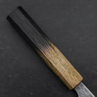 Nakiri Stainless Clad White Steel #2 Tsuchime Yaki Urushi Handle 165mm-[Musashi]-[Japanese-Kitchen-Knives]