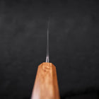 Nakiri Stainless Clad White Steel #2 Polished Yaki Urushi Handle 165mm-[Musashi]-[Japanese-Kitchen-Knives]