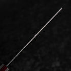 Nakiri Sweden Stainless Steel Nashiji Washi Damascus Purple Urushi Handle 165mm (6.5”)-[Musashi]-[Japanese-Kitchen-Knives]