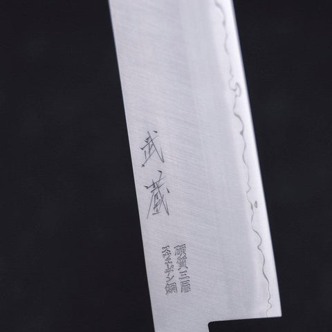 Nakiri Sweden Stainless Steel Polished Western Handle 165mm-[Musashi]-[Japanese-Kitchen-Knives]