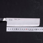 Nakiri Sweden Stainless Steel Polished Western Handle 165mm-[Musashi]-[Japanese-Kitchen-Knives]