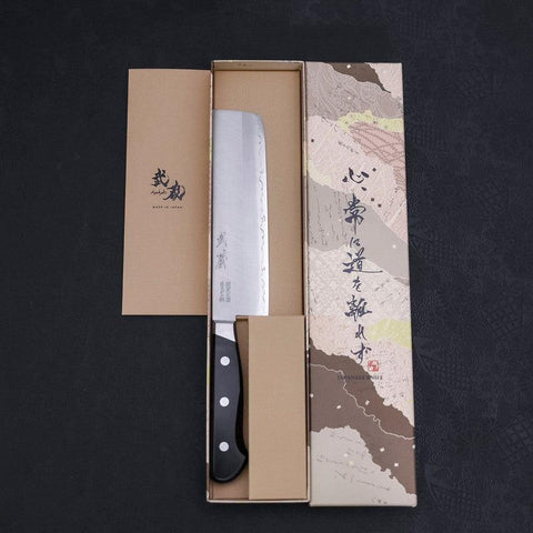 Nakiri Sweden Stainless Steel Polished Western Handle 165mm-[Musashi]-[Japanese-Kitchen-Knives]