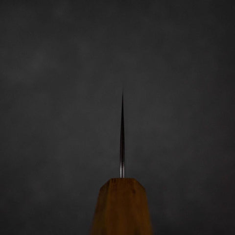 Nakiri Sweden Steel Nashiji Damascus Yaki Urushi Handle 165mm (6.5”)-[Musashi]-[Japanese-Kitchen-Knives]