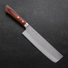 Nakiri VG-1 Nashiji Western Mahogany Handle 165mm-[Musashi]-[Japanese-Kitchen-Knives]