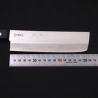 Nakiri VG-1 Polished Western Black Handle 160mm (Tsuba-nashi)-[Musashi]-[Japanese-Kitchen-Knives]