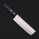Nakiri VG-1 Polished Western Black Handle 160mm (Tsuba-nashi)-[Musashi]-[Japanese-Kitchen-Knives]