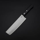 Nakiri VG-1 Polished Western Black Handle 165mm (Tsuba-nashi) (6.5”)-[Musashi]-[Japanese-Kitchen-Knives]