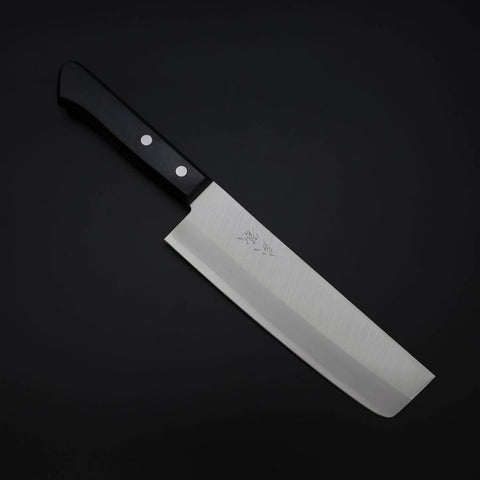 Nakiri VG-1 Polished Western Black Handle 165mm (Tsuba-nashi) (6.5”)