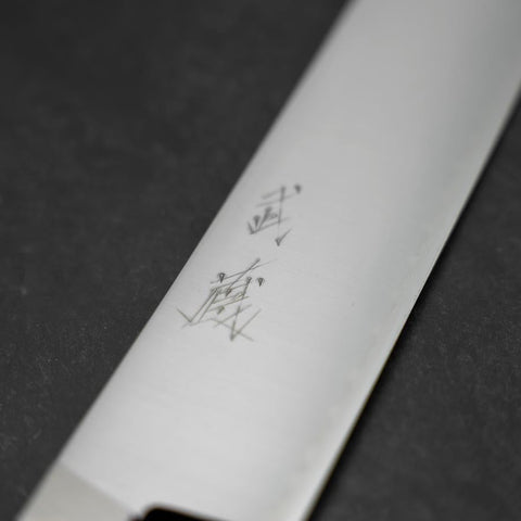 Nakiri VG-1 Polished Western Black Handle 170mm-[Musashi]-[Japanese-Kitchen-Knives]