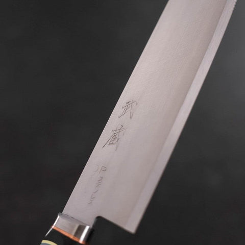 Nakiri VG-1 Pulido Mango Occidental con Incrustaciones de Cobre 160 mm