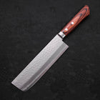 Nakiri VG-1 Tsuchime Western Mahogany Handle 165mm-[Musashi]-[Japanese-Kitchen-Knives]