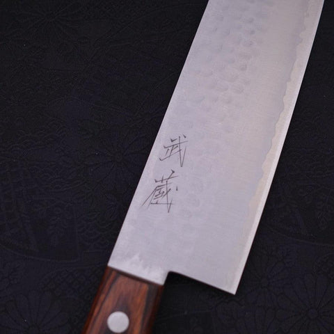 Nakiri VG-1 Tsuchime Western Mahogany Handle 165mm-[Musashi]-[Japanese-Kitchen-Knives]