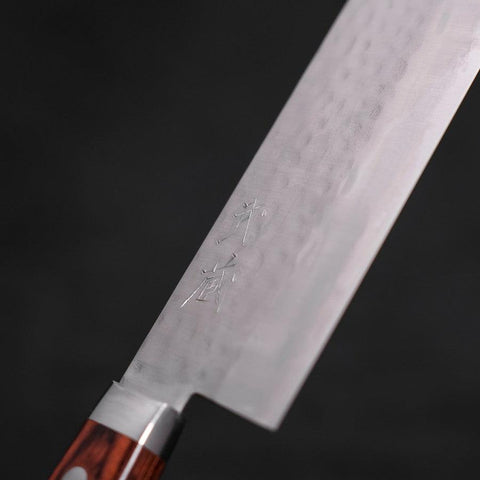 Nakiri VG-1 Tsuchime Western Mahogany Handle 165mm-[Musashi]-[Japanese-Kitchen-Knives]
