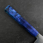 Nakiri VG-10 Damascus Blue Birch Handle 170mm-[Musashi]-[Japanese-Kitchen-Knives]