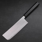 Nakiri VG-10 Damascus Dark Blue Urushi Handle 165mm-[Musashi]-[Japanese-Kitchen-Knives]