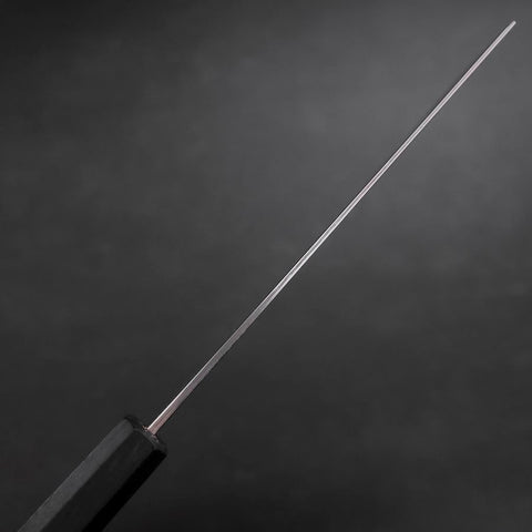 Nakiri VG-10 Damascus Dark Blue Urushi Handle 165mm-[Musashi]-[Japanese-Kitchen-Knives]