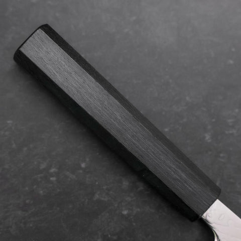 Nakiri VG-10 Damascus Dark Blue Urushi Handle 165mm-[Musashi]-[Japanese-Kitchen-Knives]