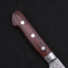 Nakiri VG-10 Damascus Mahogany Handle 165mm-[Musashi]-[Japanese-Kitchen-Knives]