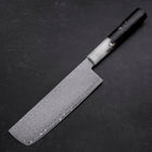Nakiri VG-10 Damascus Ocean White Black Gold Handle 165mm-[Musashi]-[Japanese-Kitchen-Knives]