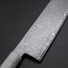 Nakiri VG-10 Damascus Ocean White Black Gold Handle 165mm-[Musashi]-[Japanese-Kitchen-Knives]