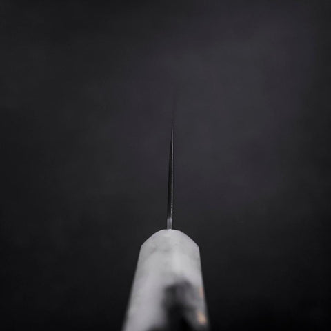 Nakiri VG-10 Damascus Ocean White Black Gold Handle 165mm-[Musashi]-[Japanese-Kitchen-Knives]