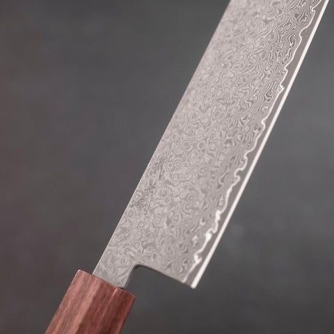 Nakiri VG-10 Damascus Shitan Ebony Handle 165mm-[Musashi]-[Japanese-Kitchen-Knives]