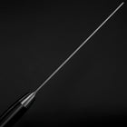 Nakiri VG-10 Damascus Western Black Round Handle 170mm (6.7”)-[Musashi]-[Japanese-Kitchen-Knives]