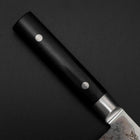 Nakiri VG-10 Damascus Western Black Round Handle 170mm (6.7”)-[Musashi]-[Japanese-Kitchen-Knives]
