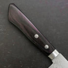 Nakiri VG-10 Damascus Western Blue Handle 165mm (6.5”)-[Musashi]-[Japanese-Kitchen-Knives]