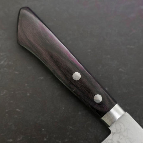 Nakiri VG-10 Damascus Western Blue Handle 165mm (6.5”)-[Musashi]-[Japanese-Kitchen-Knives]