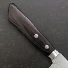 Nakiri VG-10 Damascus Western Blue Handle 165mm-[Musashi]-[Japanese-Kitchen-Knives]