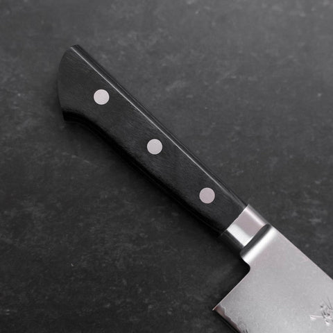 Nakiri VG-10 Damascus Western Cherry Handle 165mm (6.5”)-[Musashi]-[Japanese-Kitchen-Knives]