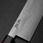 Nakiri VG-10 Damascus Yamanaka Black Urushi Handle 170mm (6.7”)-[Musashi]-[Japanese-Kitchen-Knives]