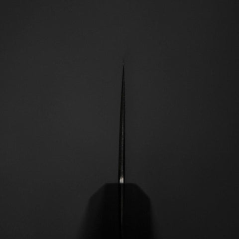 Nakiri VG-10 Damascus Yamanaka Black Urushi Handle 170mm (6.7”)-[Musashi]-[Japanese-Kitchen-Knives]